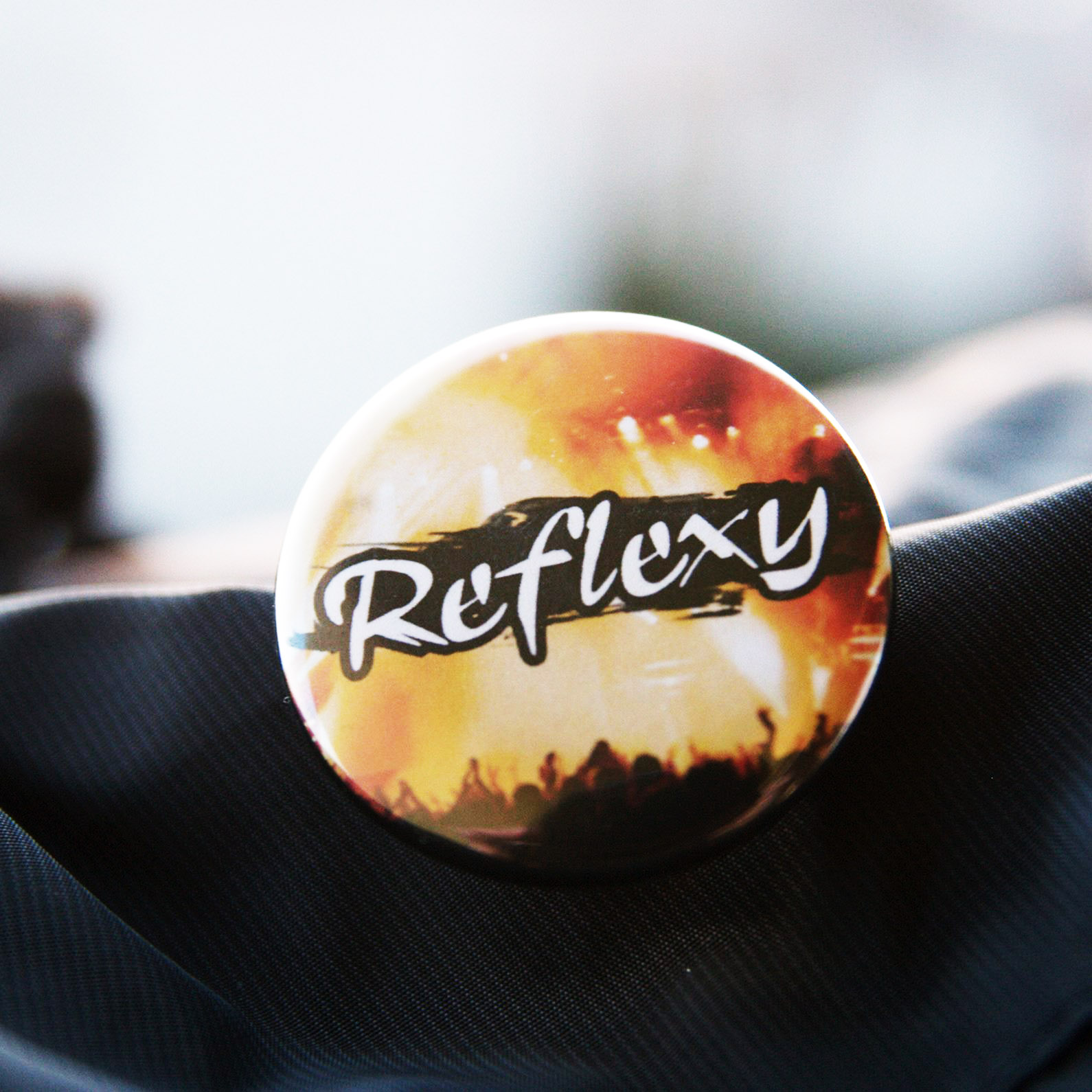 Placka malá oranžová 25 mm